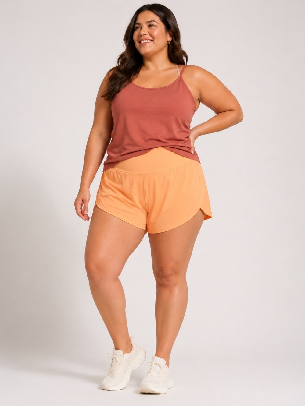 NWT CALIA Kick It Up Performance 3” Shorts Fresh Cantaloupe, Size XXL